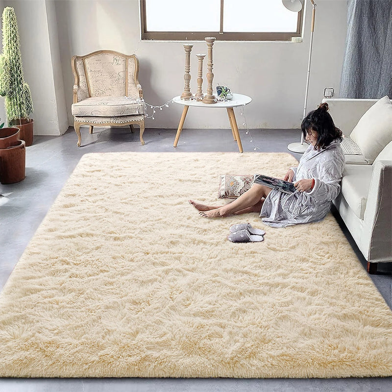 Tapete de pelúcia fofo para sala de estar, decoração moderna para casa, quarto infantil, cabeceira, tapete grande para brincar, tapete para engatinhar, área de berçário