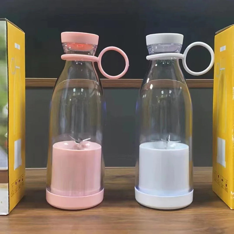 Copo espremedor com carregamento USB sem fio - Liquidificador portátil com 4 lâminas para sucos e bebidas
