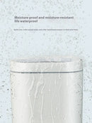 Lixeira automática de banheiro de 7L com tampa, lata de lixo pequena sem toque, lata de lixo à prova d'água com sensor de movimento para cozinha, quarto