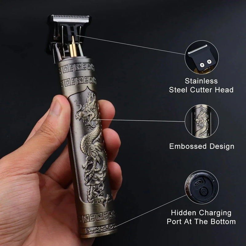 Máquina de Cortar Cabelo e Barba Profissional Sem Fio