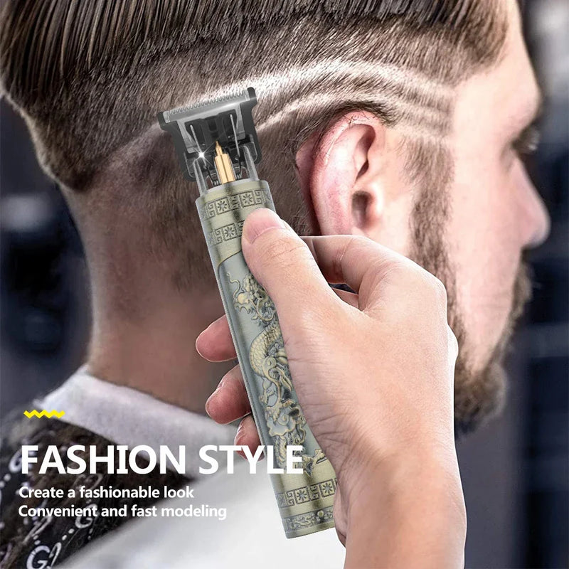 Máquina de Cortar Cabelo e Barba Profissional Sem Fio