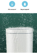 Lixeira automática de banheiro de 7L com tampa, lata de lixo pequena sem toque, lata de lixo à prova d'água com sensor de movimento para cozinha, quarto