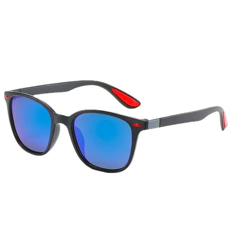 Óculos de sol polarizados unissex retangulares vintage design retrô óculos de sol masculino óculos casuais proteção UV400