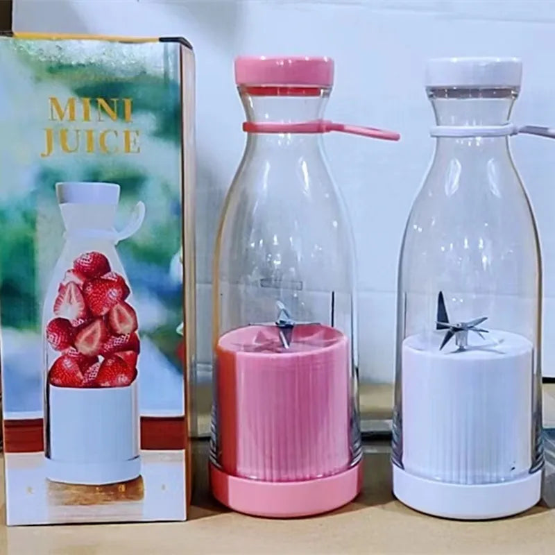 Copo espremedor com carregamento USB sem fio - Liquidificador portátil com 4 lâminas para sucos e bebidas