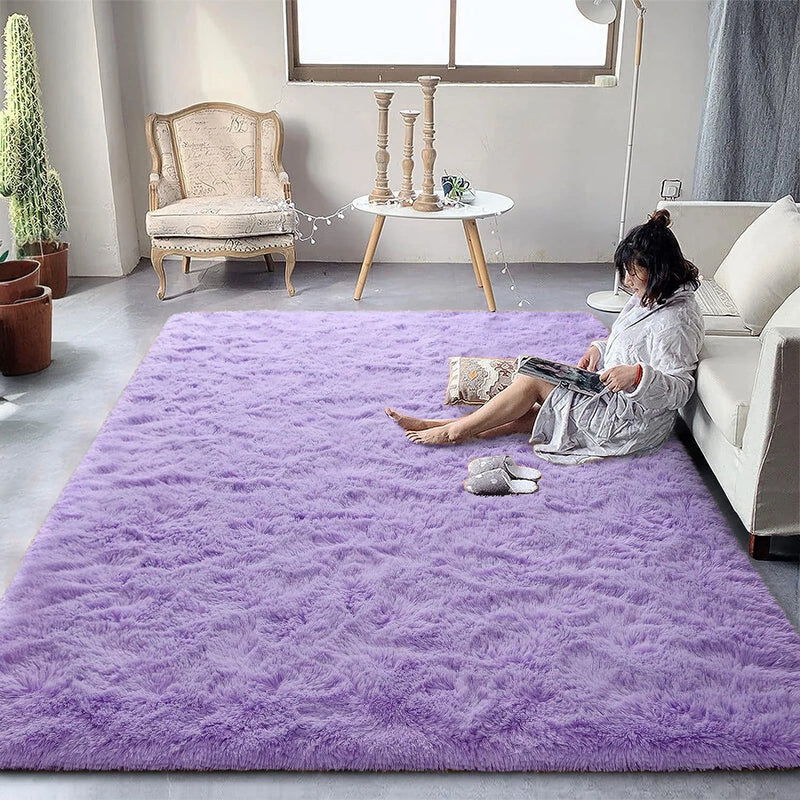 Tapete de pelúcia fofo para sala de estar, decoração moderna para casa, quarto infantil, cabeceira, tapete grande para brincar, tapete para engatinhar, área de berçário