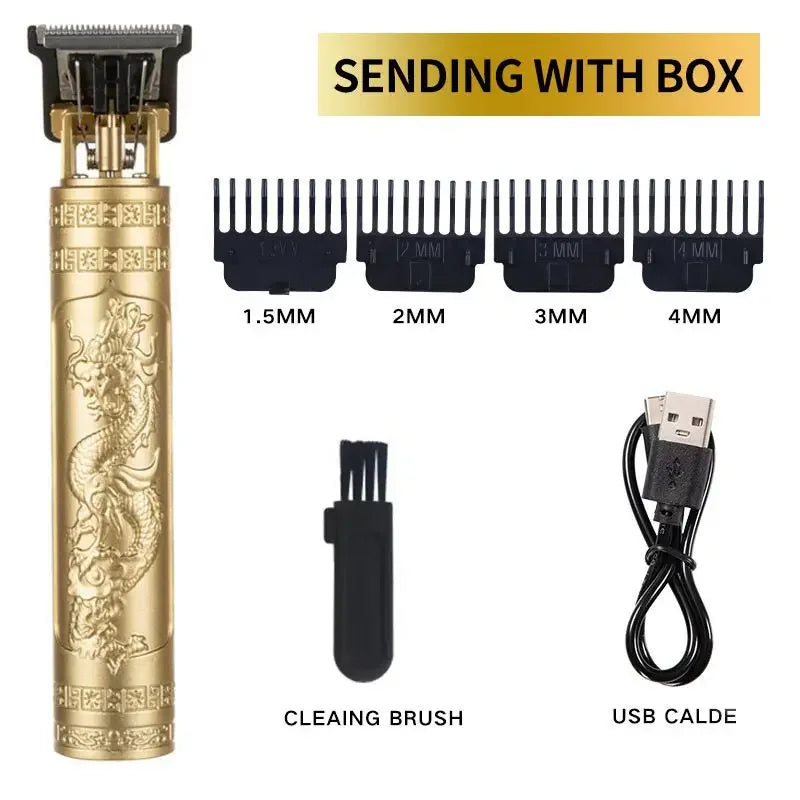 Máquina de Cortar Cabelo e Barba Profissional Sem Fio