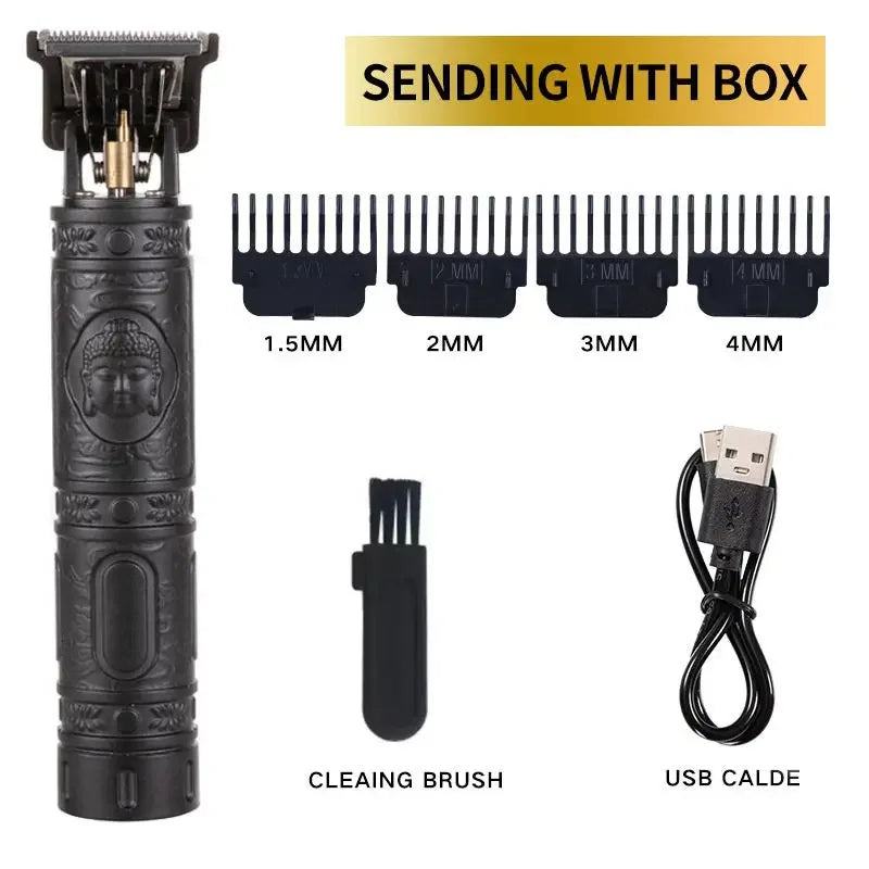 Máquina de Cortar Cabelo e Barba Profissional Sem Fio