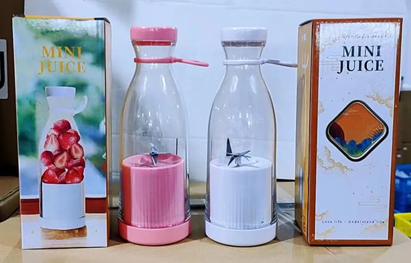 Copo espremedor com carregamento USB sem fio - Liquidificador portátil com 4 lâminas para sucos e bebidas