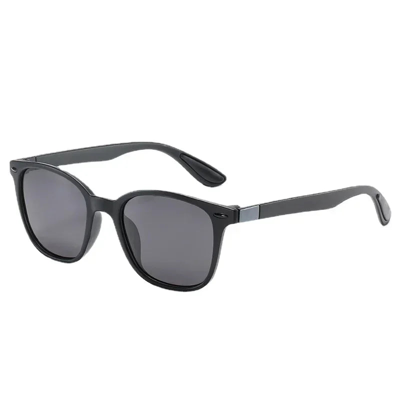 Óculos de sol polarizados unissex retangulares vintage design retrô óculos de sol masculino óculos casuais proteção UV400