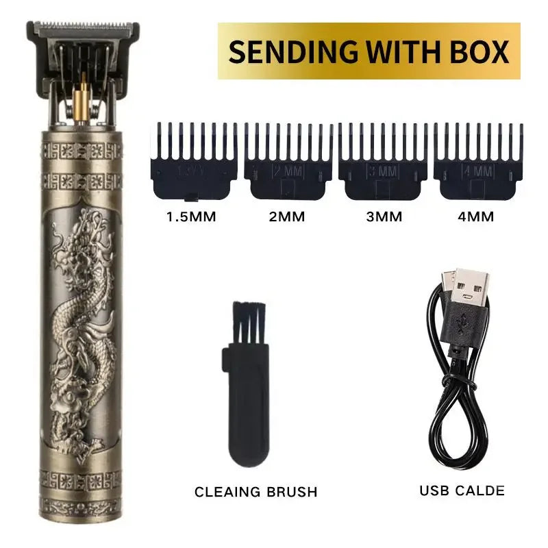 Máquina de Cortar Cabelo e Barba Profissional Sem Fio