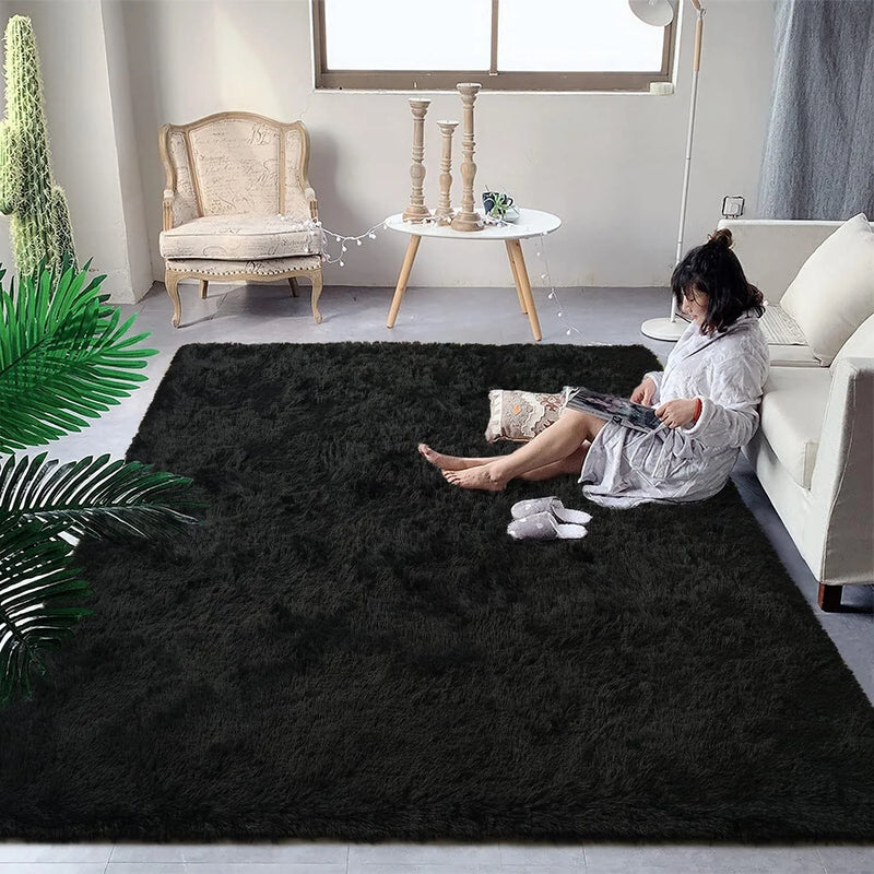Tapete de pelúcia fofo para sala de estar, decoração moderna para casa, quarto infantil, cabeceira, tapete grande para brincar, tapete para engatinhar, área de berçário