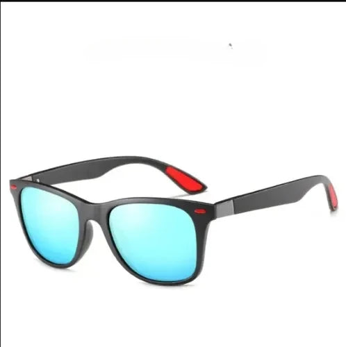 Óculos de sol polarizados unissex retangulares vintage design retrô óculos de sol masculino óculos casuais proteção UV400